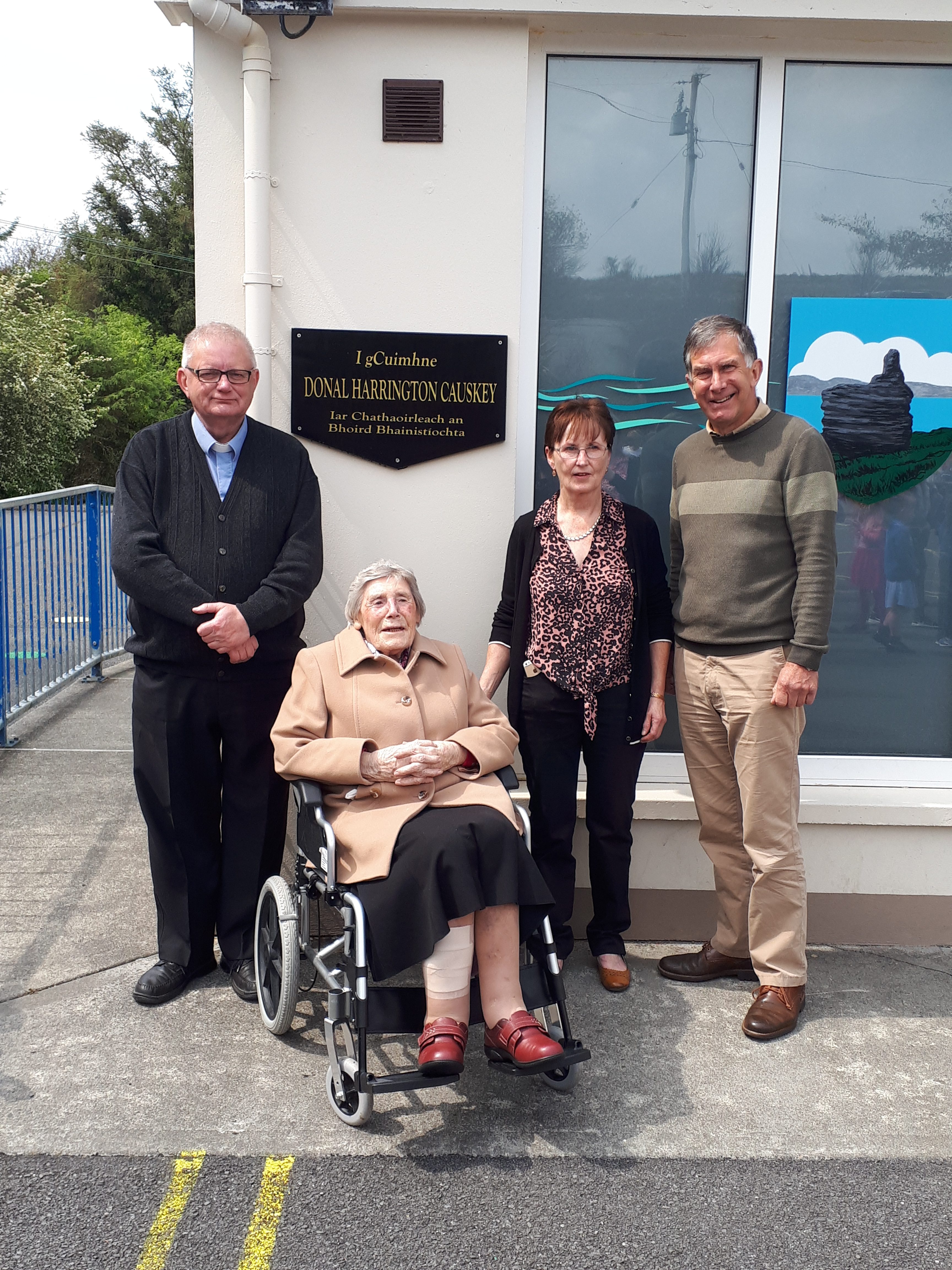 Unveiling of Plaque to Donal Harrington Causkey